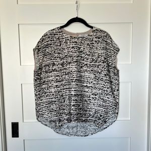 MM LaFleur Didion Top in Ink Wash. size XS.